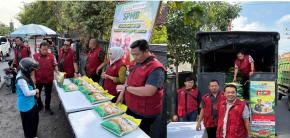 Polda Jatim Gelar Pasar Murah di Sukodono, 5 Ton Beras SPHP Diserbu Warga